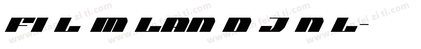 Fi l m lan d j n l字体转换